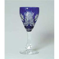 COBALT CUT TO CLEAR CHALICE