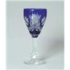 Image 1 : COBALT CUT TO CLEAR CHALICE