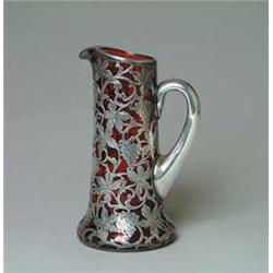 SILVER OVERLAY PRESENTATION PITCHER
