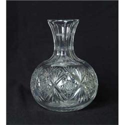 CUT GLASS CARAFE