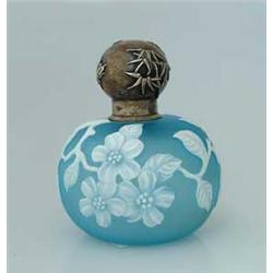 ENGLISH CAMEO PERFUME BOTTLE. 