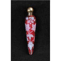 ENGLISH CAMEO LAYDOWN PERFUME BOTTLE