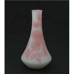 ENGLISH CAMEO THREE COLOR VASE