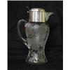 Image 1 : CAMEO GLASS & SILVER COVERED PITCHER