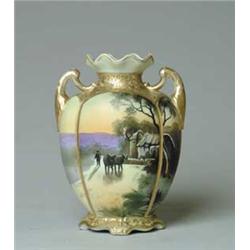 LOVELY PICTORIAL NIPPON VASE