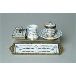 PORCELAIN DESK SET