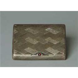 RUSSIAN SILVER CIGARETTE CASE