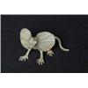 Image 1 : SILVER LIZARD SCULPTURE