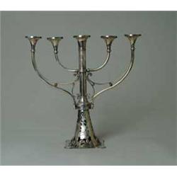 SILVER PLATED CANDELABRA