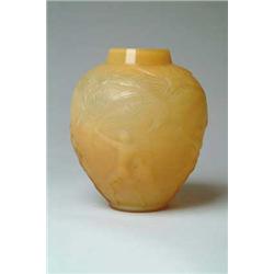 R. LALIQUE ARCHER VASE.  