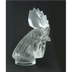 LALIQUE TETE DE COQ MASCOT