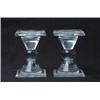 Image 1 : PAIR OF LALIQUE CANDLESTICKS