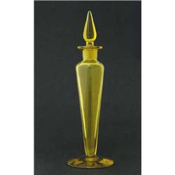 STEUBEN BRISTOL YELLOW PERFUME BOTTLE