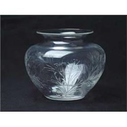 SIGNED STEUBEN CLEAR VASE