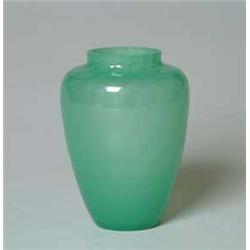 STEUBEN GREEN JADE VASE
