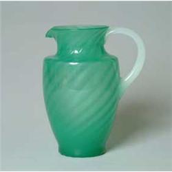STEUBEN GREEN JADE WATER PITCHER