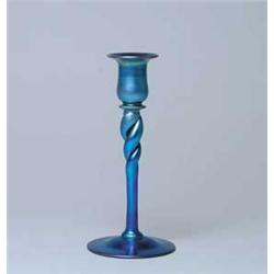 BLUE AURENE CANDLESTICK