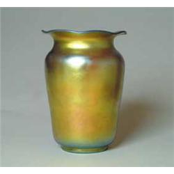 GOLD AURENE VASE