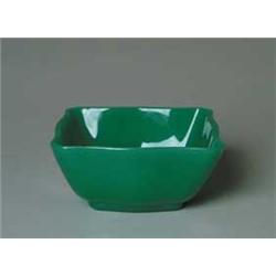 SIGNED STEUBEN GREEN JADE BOWL