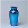 Image 1 : BLUE IRIDESCENT VASE