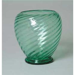 STEUBEN POMONA GREEN VASE