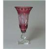 Image 1 : PAIRPOINT ROSARIA CUT TO CLEAR VASE
