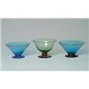 Image 1 : THREE STEUBEN FOOTED BOWLS