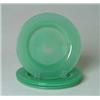 Image 1 : FOUR STEUBEN GREEN JADE PLATES