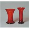 Image 1 : TWO FLUTED JEAN BECK VASES