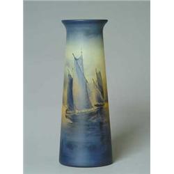 SIGNED HAWKES PAINTED VASE