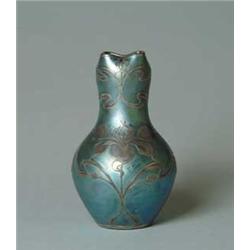 LOETZ SILVER OVERLAY VASE