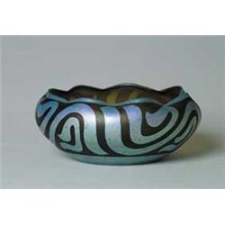 CARVED LOETZ BOWL