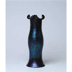 AUSTRIAN OIL SPOT VASE