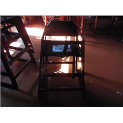 (3) wooden high chairs
