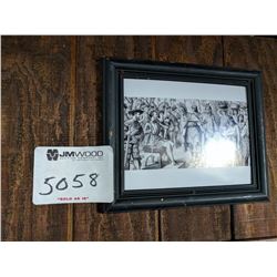 (1) painting, 17"x14"