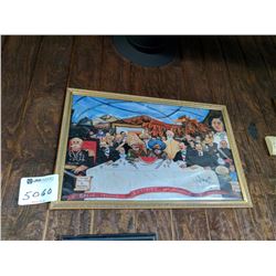 (1) painting, 43"x28"