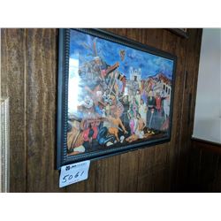 (1) painting, 43"x31"