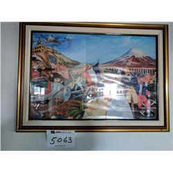 (1) painting, 39"x29"