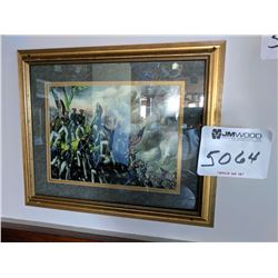 (1) painting, 23"x20"