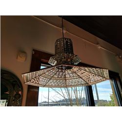 (1) Decorative metal light fixture