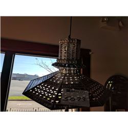(1) Decorative metal light fixture