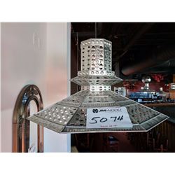 (1) Decorative metal light fixture