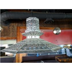 (1) Decorative metal light fixture