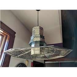 (1) Decorative metal light fixture
