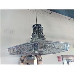 (1) Decorative metal light fixture
