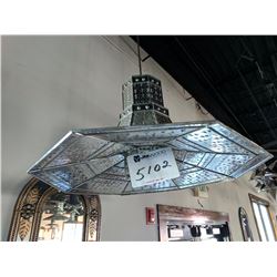 (1) Decorative metal light fixture