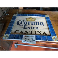 (1) Corona Extra sign