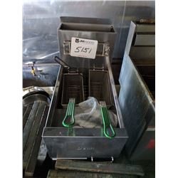 (1) commercial fryer, 2-basket