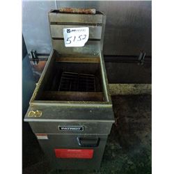 (1) 2-basket commercial fryer