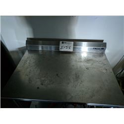 (1) stainless steel table, 42"x30"